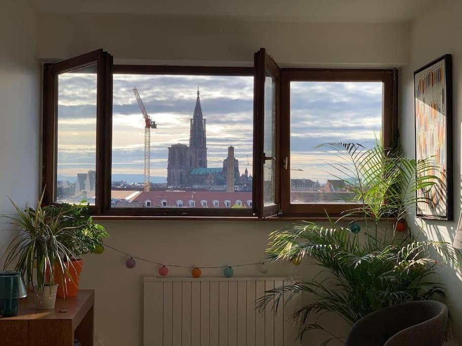 Panorama Cathedrale - Appt Lumineux Avec Parking Prive Apartment Strasbourg Bagian luar foto